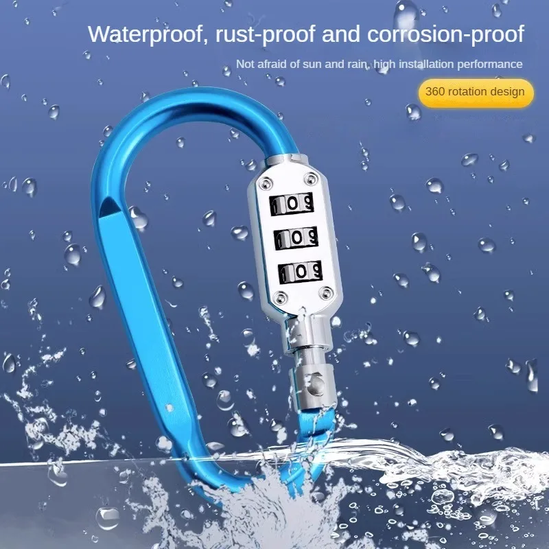 

New thickened password lock multifunctional electric vehicle locker locker small anti-theft padlock backpack lock