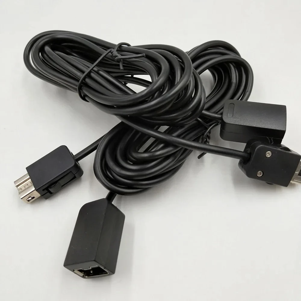 スネクラシックミニコントローラー用ゲームエクステンダーケーブル、ブラックwiiコントローラー、3m、500個