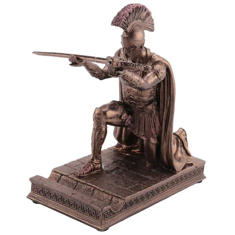 

Knight Pen Holder With Helmet Statue Pen Holder Armor Roman Knight With Magnetic Pen Holder Phone Stand