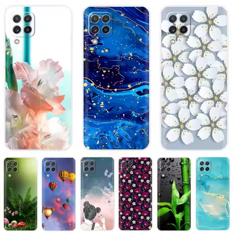 Phone Case For Samsung A22 5G Case Soft Clear TPU Silicon Back Cover For Samsung Galaxy A22 4G A22S 5G Cases Shockproof Shell