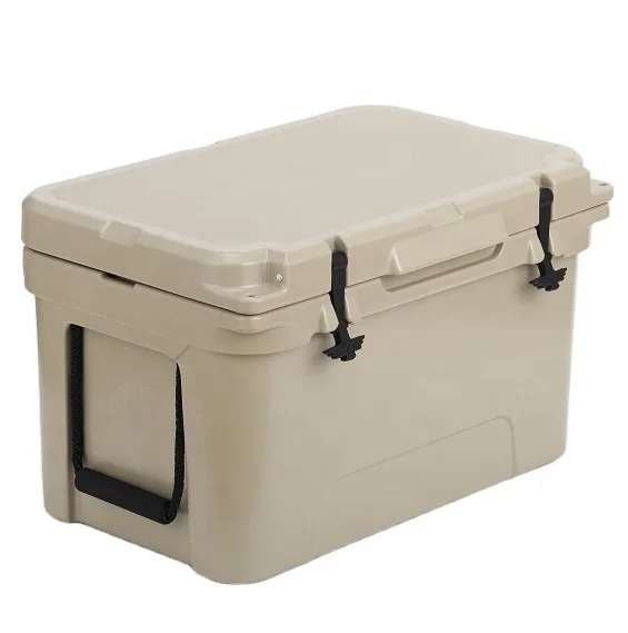 65 High performance rotomolded camping fishing hunting big hard cooler box ice chest