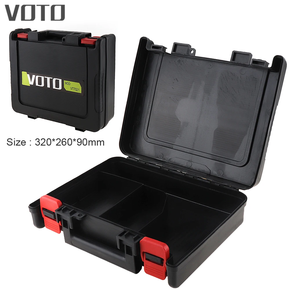 Power Tool Suitcase 12V 16.8V 21V Universal Tool Box Storage Case with 320mm Length for Lithium Drill Electric Screwdriver