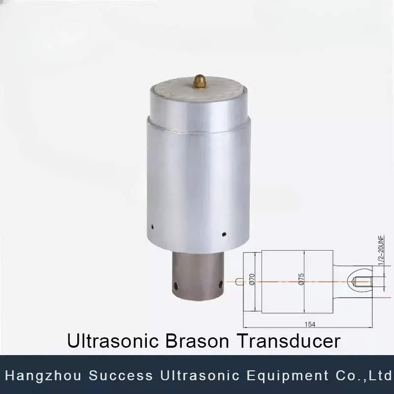 Factory directly sale 20khz 11000-12000pf Ultrasonic Branson Transducer High Amplitude transducer