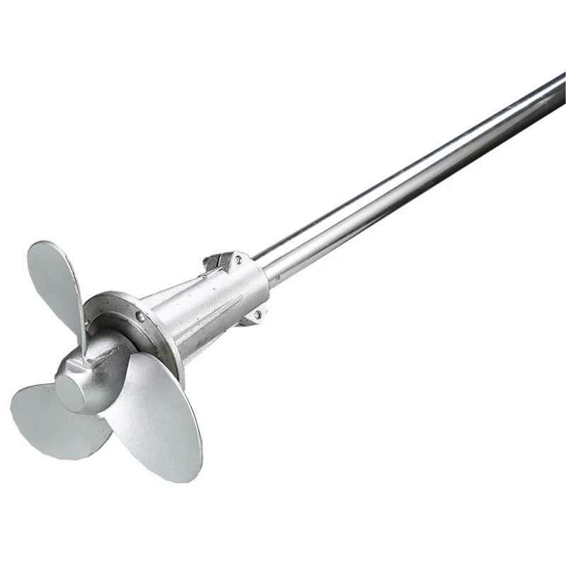 

Propeller propeller, blade mower, small booster for driving paddle blades on water.