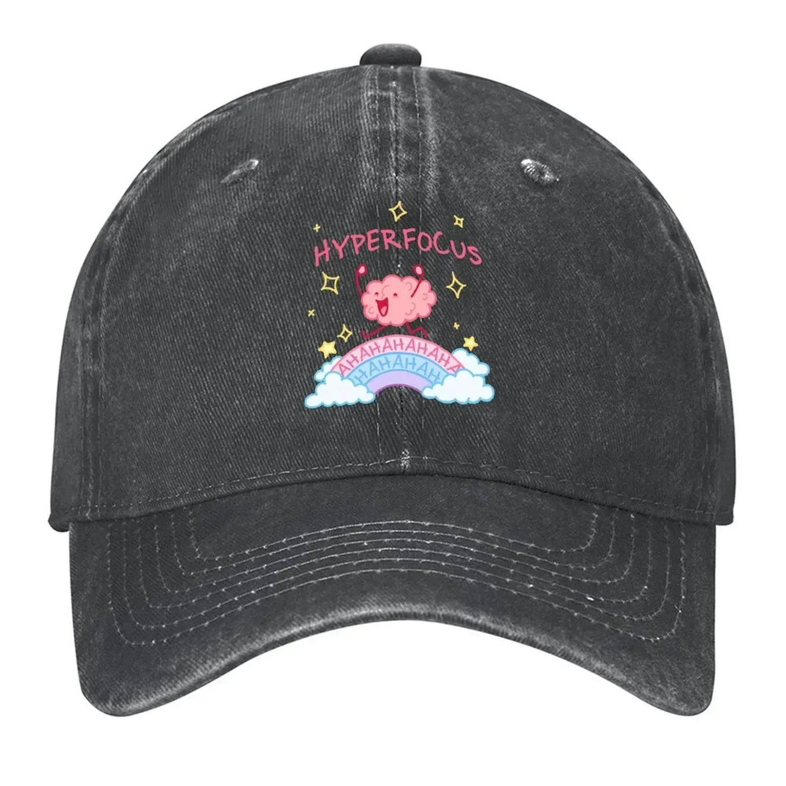 New ADHD Hyperfocused Baseball Cap Hats On Offer Beach Hat Big Size Hat Icon Caps For Women Men's