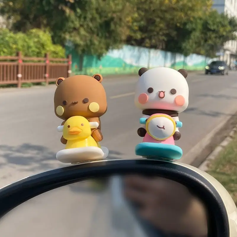 Yier Bubu Spring Swing Figurine Cute Cartoon Rocker Horse Ornament Car Interior Decor Desktop Decoration Birthday Gift 2026 new view 2
