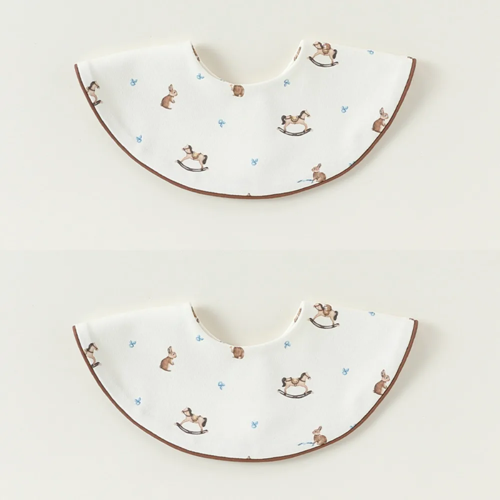 

Pure Cotton Baby Bibs Soft Absorbent Bandana Drool Bibs 360 ​​° Rotate Baby Essentials Teething Drooling Bib For Boys Girls