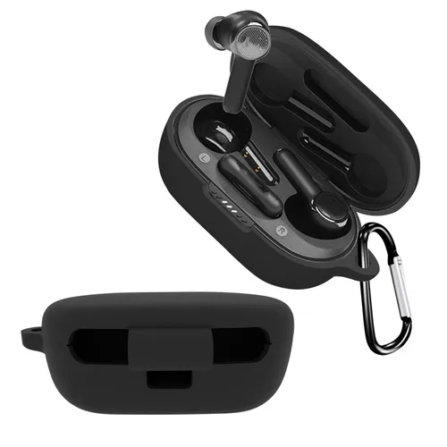 Imagen 2 del producto Funda de silicona para JBL QUANTUM TWS, funda protectora para auriculares inalámbricos, caja de carga, funda de piel para auriculares