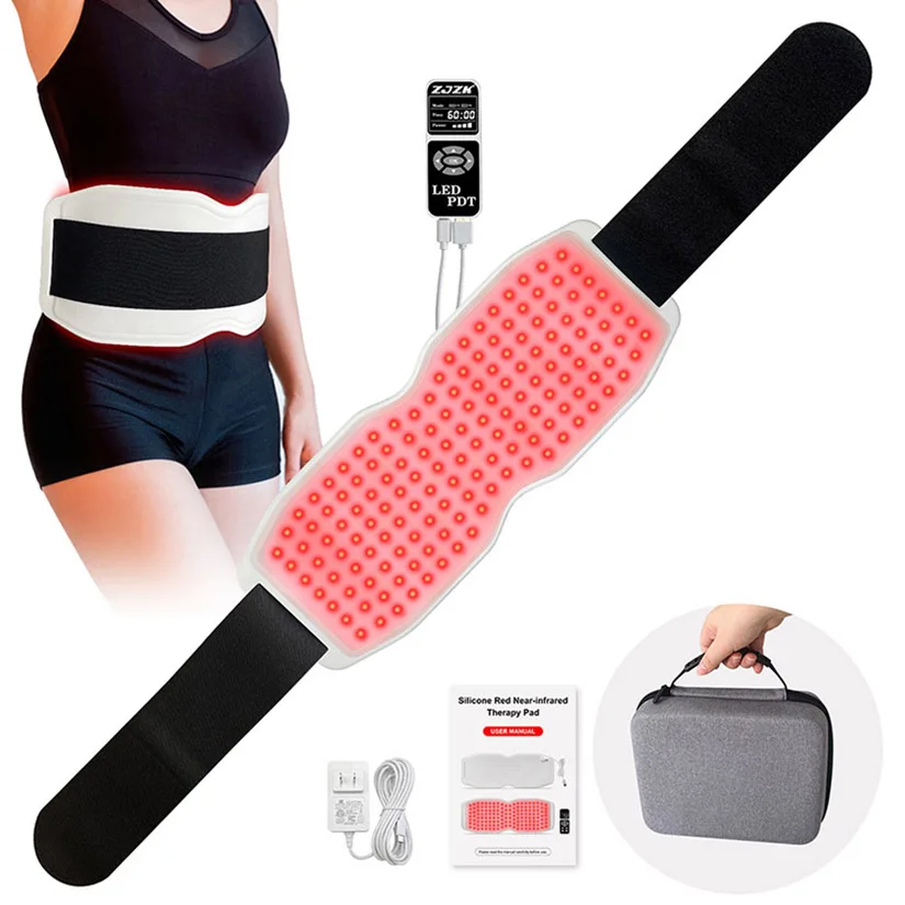 

24W Slimming 940nm 660nm 850nm Red Light Therapy Period Pain Relief Device Back and Neck Massager Body Shaping Massage Equipment