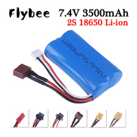 7.4V 3500mAh 18650 Li-ion Battery for SCY-16101 SCY-16102 SCY-16103 SCY-16201 SCY-16301 SCY-16302 SCY-16303 R/C Truck Parts 1pcs