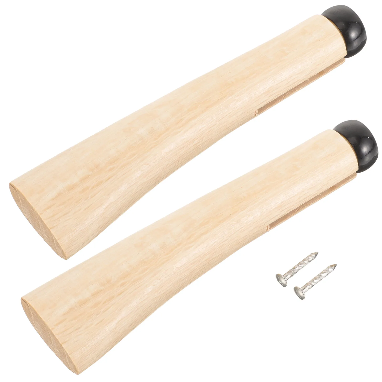 

Wooden Replacement Ergonomic H for Camping Hatchet 2 Set Axe H Axe Accessory Tool Accessory Durable Wood Part