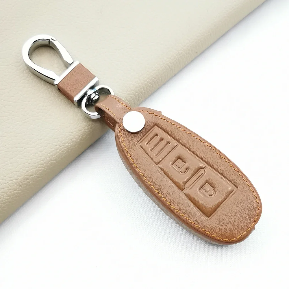 Hot Sale Leather Key Fob Cover Hood Skin Protect Case for Suzuki Sport SX4 Scorss Swift Vitara Amagatarai Window Grand Liana