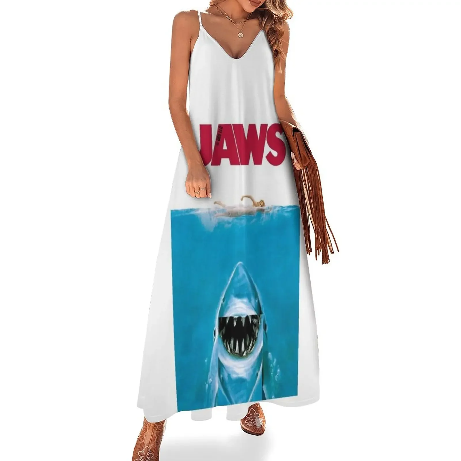 

Jaws shark smiling Sleeveless Dress dress for women 2024 sexy dress for women