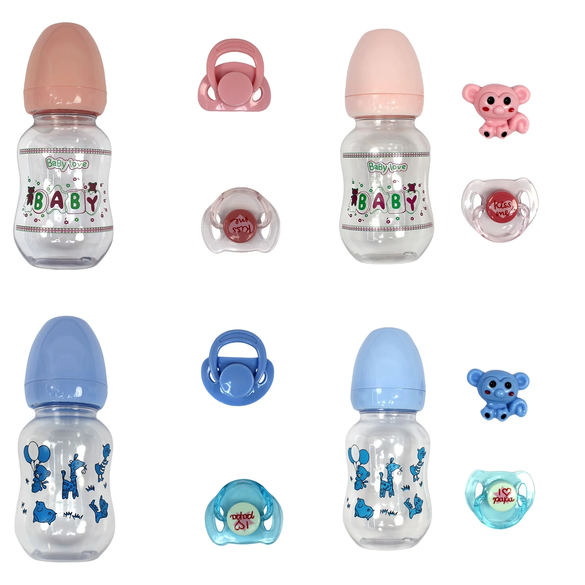 Piękne akcesoria dla lalek Reborn magnetyczny smoczek i butelki do karmienia Reborn Baby Doll Supplies manekin dla nowych Reborn Baby Doll Toys