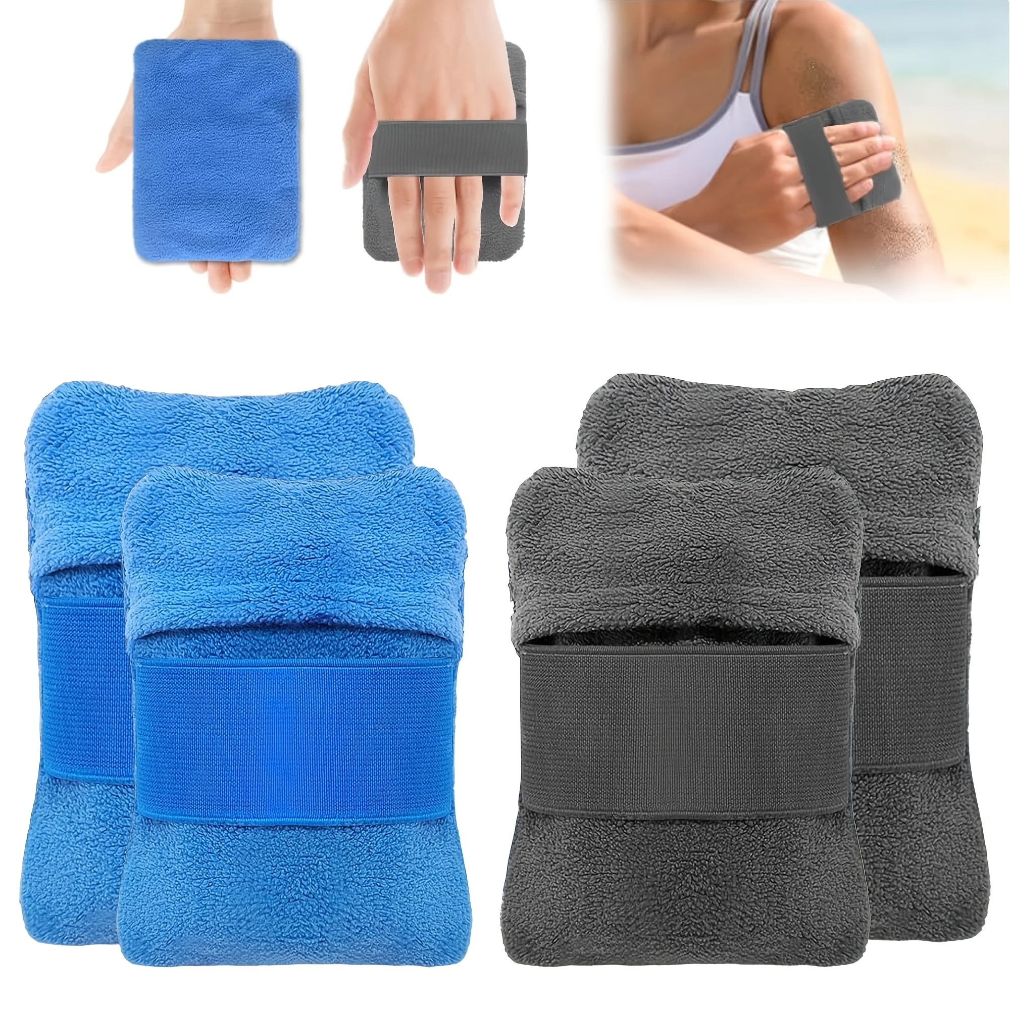 2pcs Beach Sand Remover Bag | Suitable for Beach Vacation and Camping, Fabric,cleaning Brush, Desander