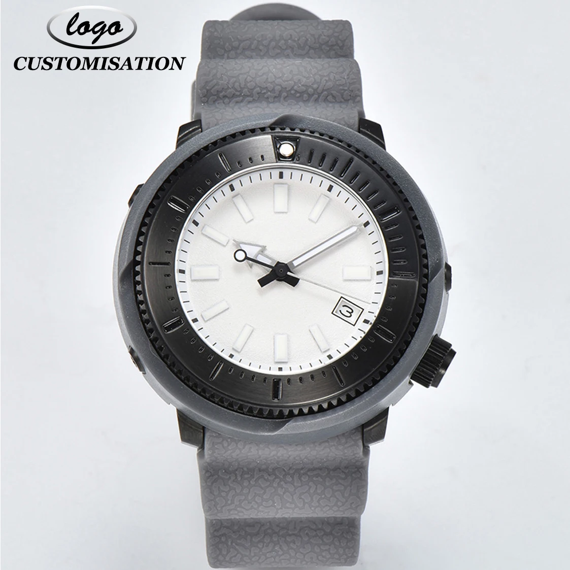 Customisable LOGO 45mm Men's Watches Men's Luxury Automatic Watches NH35 Stainless Steel Waterproof Watches Top Sapphire Watches