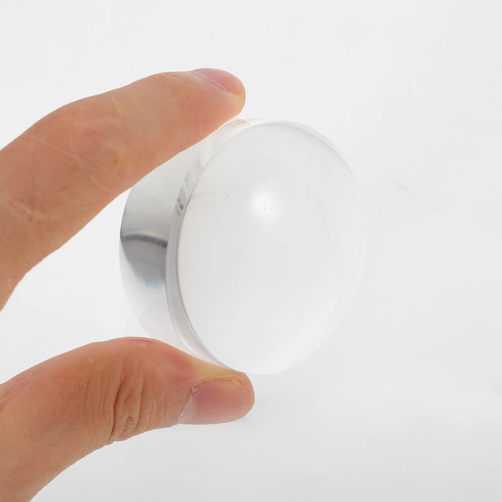 

Dome Acrylic Paperweight Magnifier Optical Reading Tool Desktop Dome Accessory for Books Newspapers Miniatures