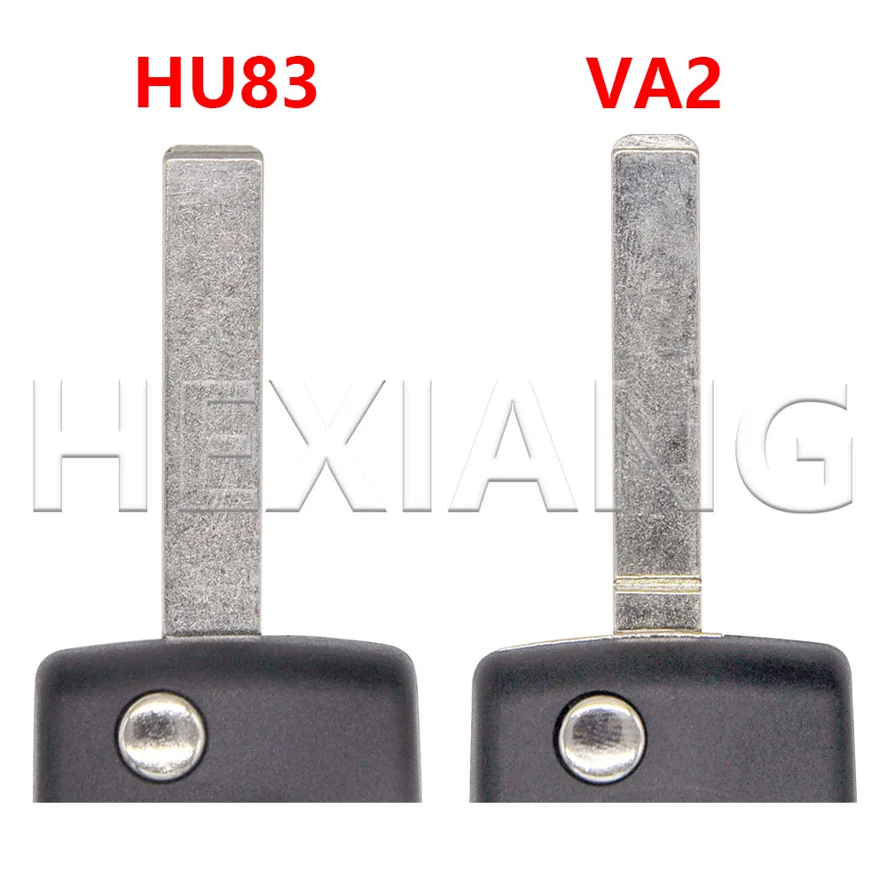 HE Car Remote Key For Peugeot 207 307 308 407 CC SW Citroen C1 C2 C3 C4 C5 Picasso CE0523 ID46 PCF7941Chip HU83/VA2 433ASK/FSK view 5