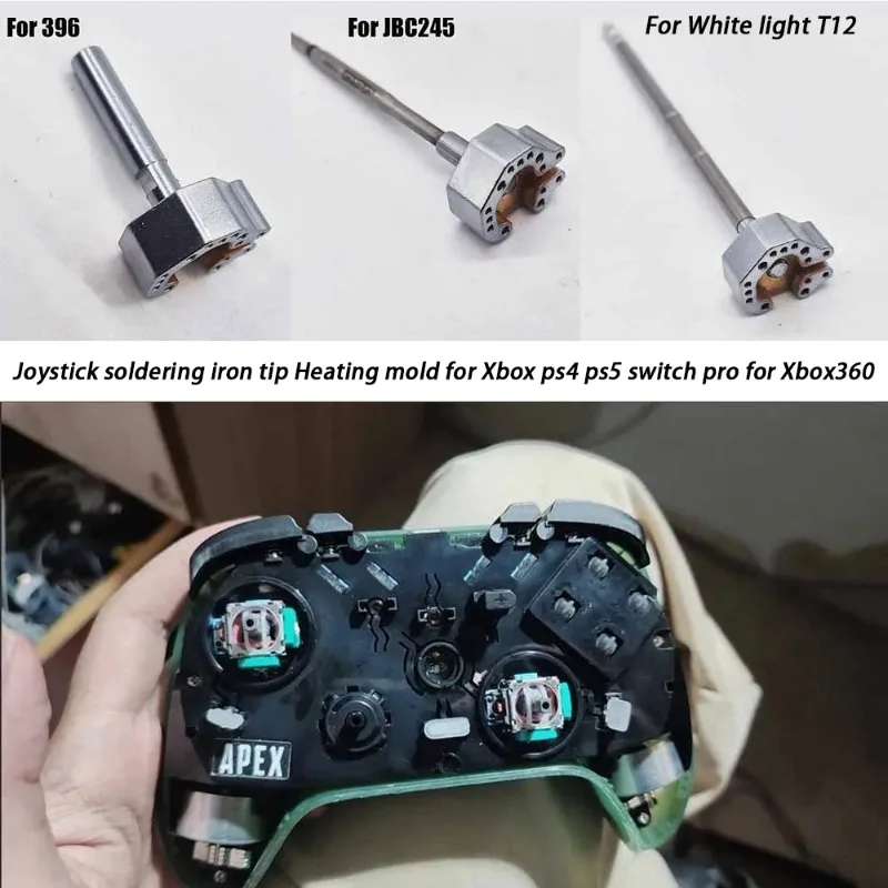 

Handle Joystick Soldering Iron Tip Heating Mold for Xbox Ps4 Ps5 Switch Pro Xbox360 Joystick Controller Repair Disassembly Tools