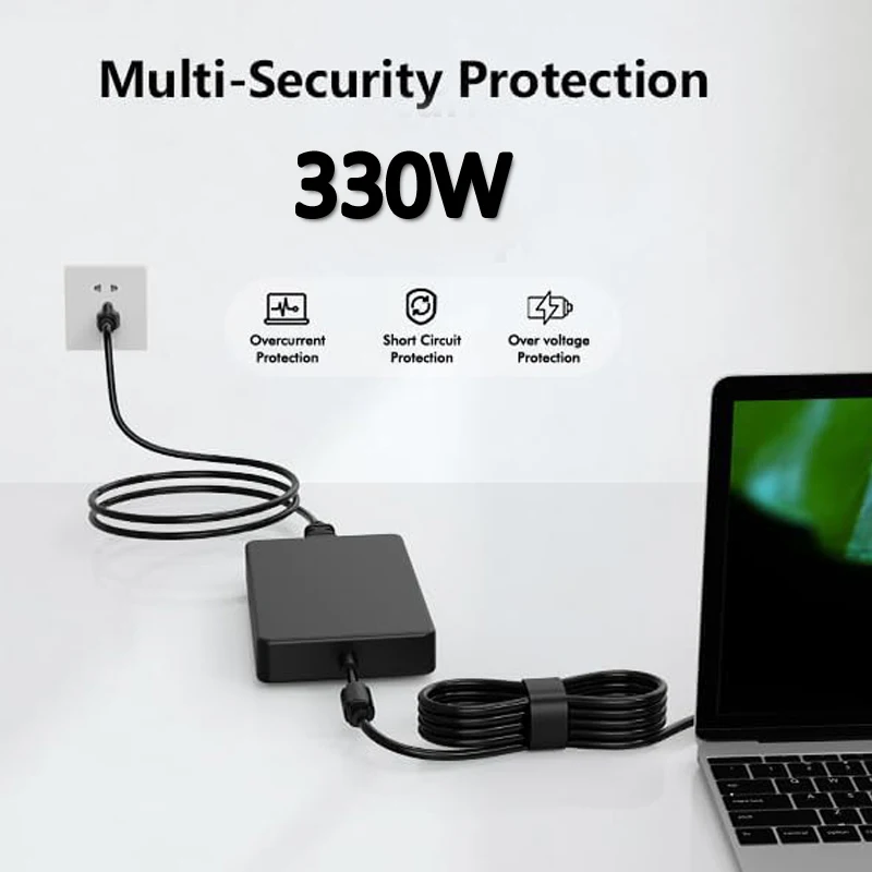 330W 19.5V16.9A Suitable for Acer Tomahawk Predator Shadow Knight Neo Laptop Charger 5.5*1.7mm