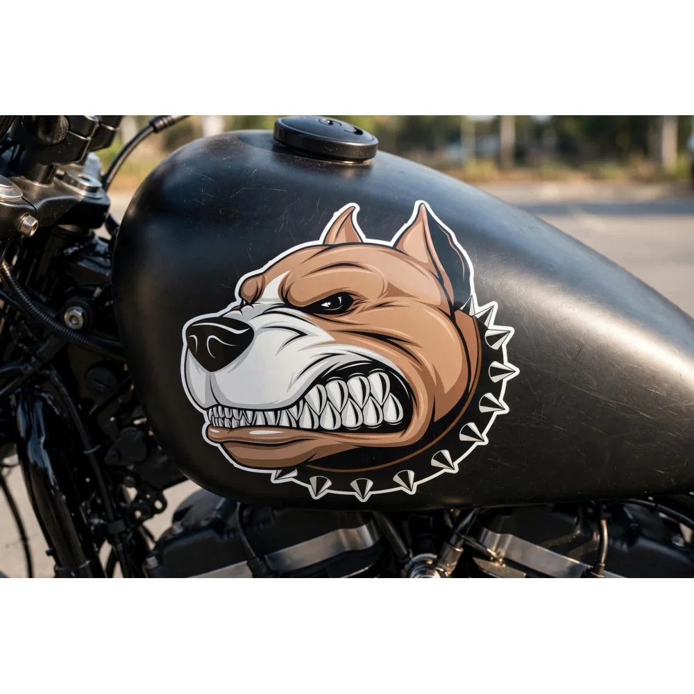 Funny Business Doberman Pinscher Dog Vinyl Car Sticker Decorative Decal for Car Bumper and Toolbox Creative Car Decor