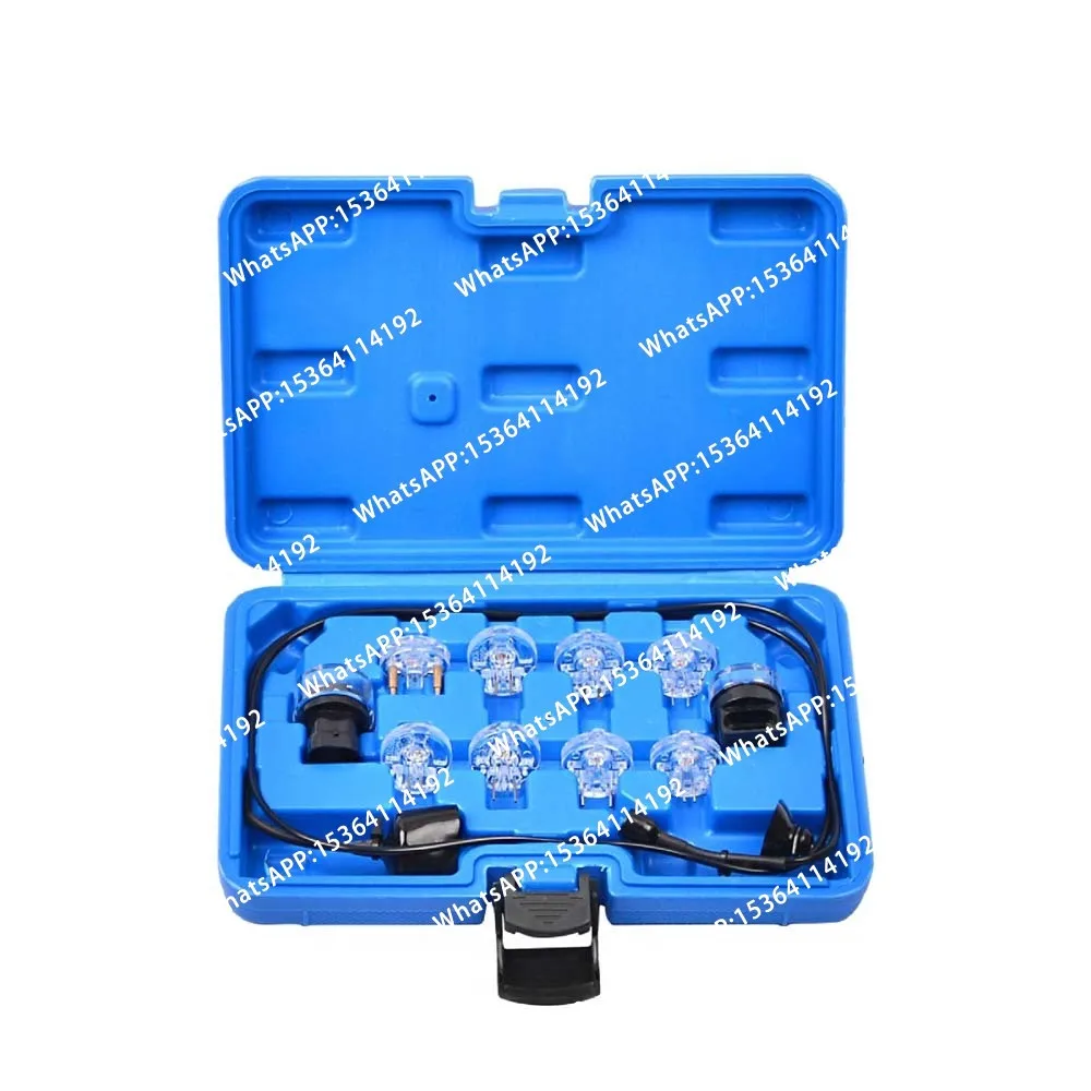 New 11Pcs Electronic Fuel Injection And Signal Lite Tester Light Test Set