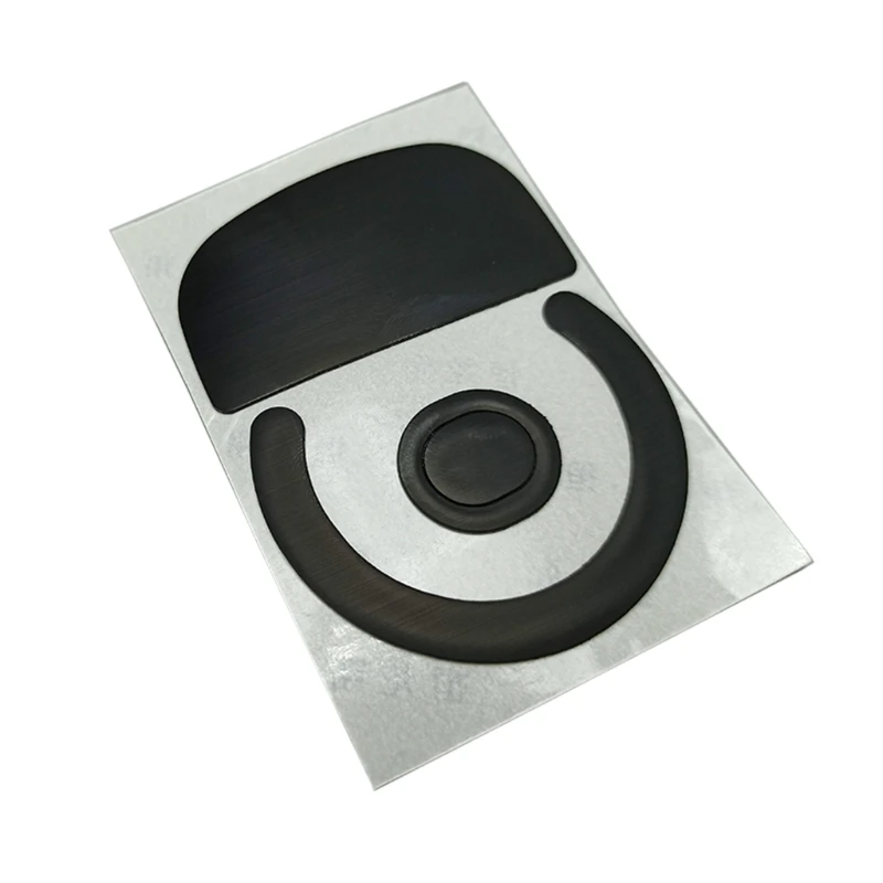 1Set Mouse Skates Feet Pads Mouse Feet Sticker for G Superlight Mouse Black Rounded Curved Edges