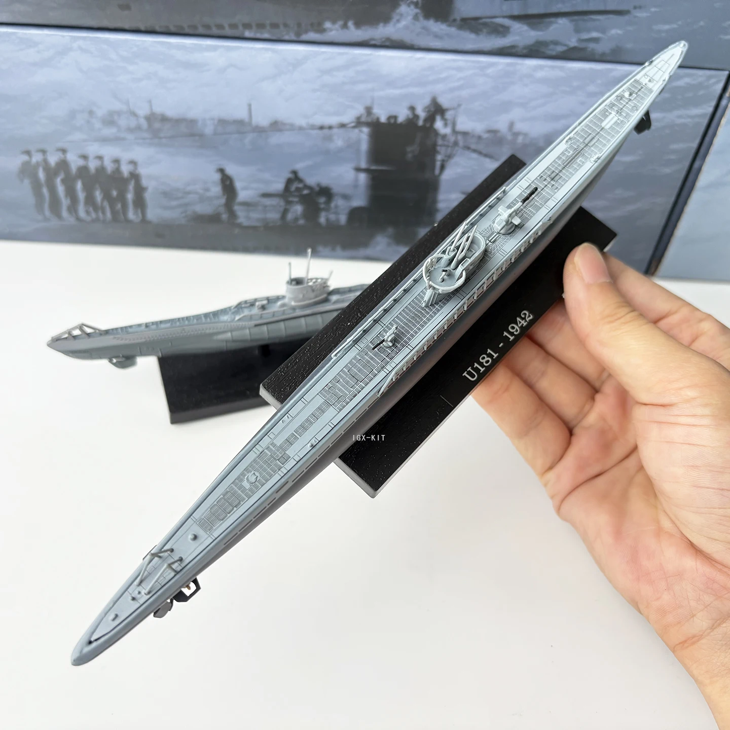 1/350 Scale U.S. U-Boat Submarine Model U47 U552 U181 Diecast Matel Finished Military Ship Model Collection Ornament Gift