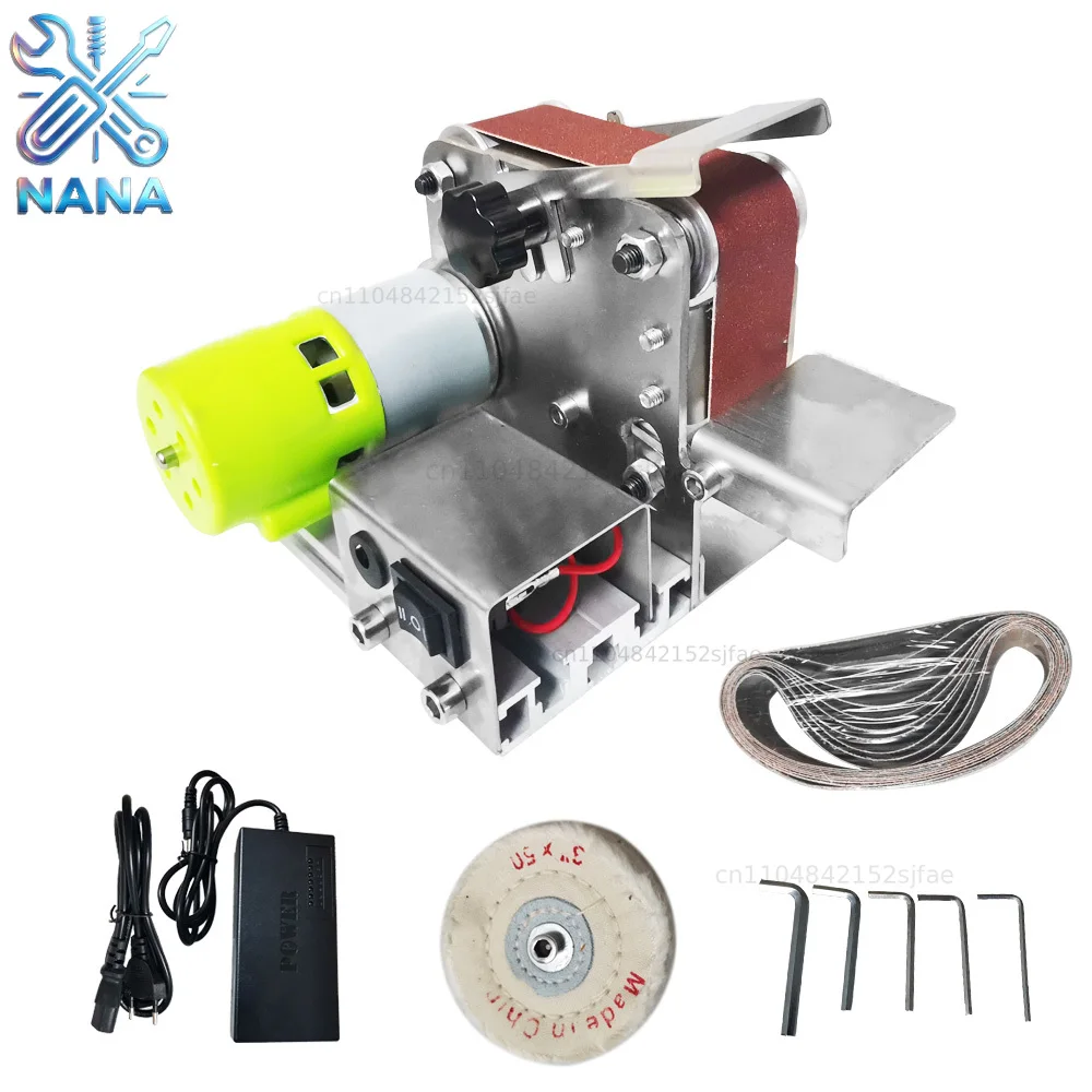 Mini Electric Sander Belt Grinder Multifunctional DIY Sharpener, 775 110-240v 4-axis Variable Speed Handheld Power Tools