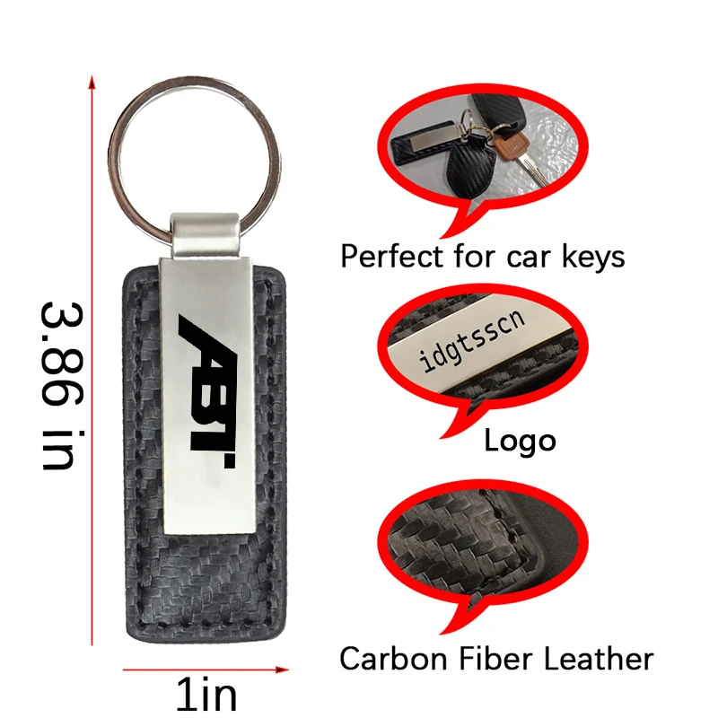 بو الجلود سيارة المفاتيح سيارة التصميم حلقة رئيسية لمقعد أودي فولكس فاجن سكودا ABT موتور الرياضة سبورتسلين اكسسوارات السيارات المفاتيح