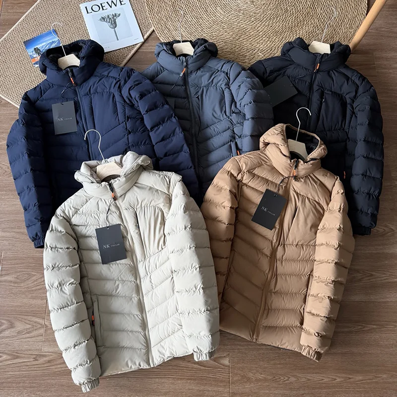 

Outdoor Hooded Solid - Colored Thickened Cotton Parka with Detachable Hood, Versatile & Warm - Keeping for Men and Women