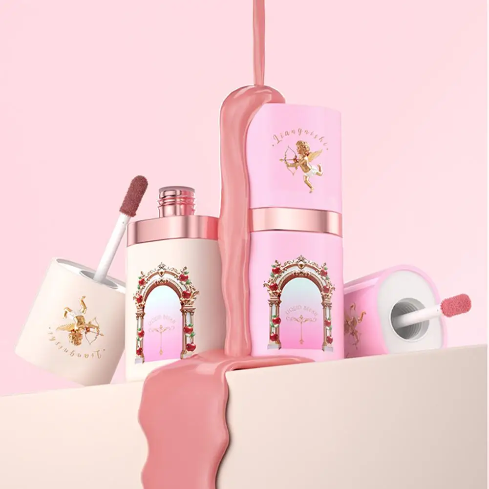 Rouge rouge clair et translucide, imperméable et durable, améliore le teint, liquide soyeux, mat, bâton de fard à joues, maquillage cosmétique
