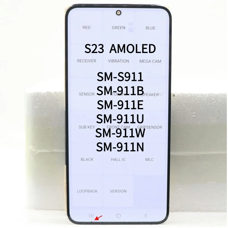 Super AMOLED Display Touch Screen For Samsung S23 5G S911F S911F S911U S911B/DS Lcd Display Screen Defect Screen