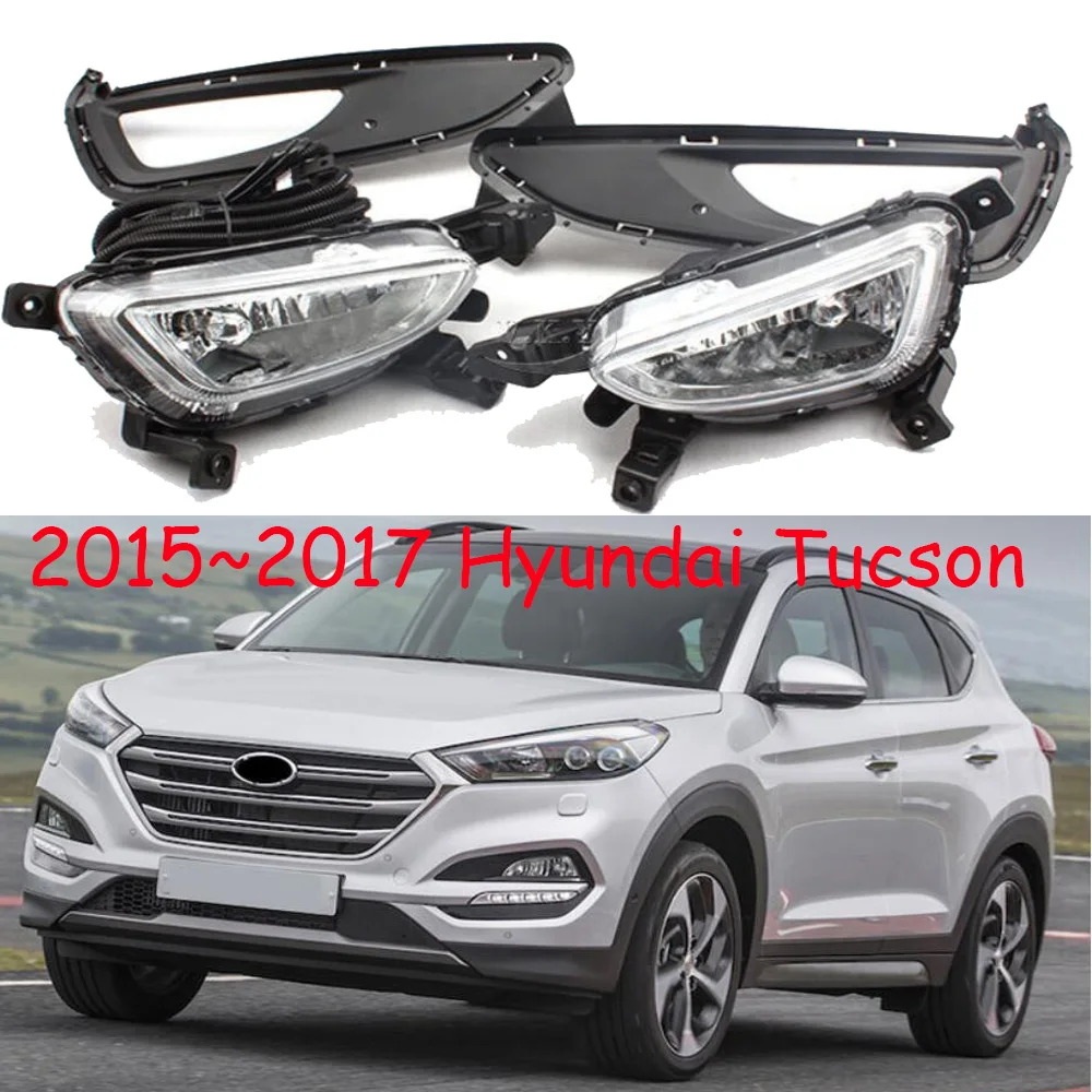 

car bupmer head light for Hyundai Tucson fog lamp headlight 2015~2017y car accessories for Hyundai Tucson headlamp