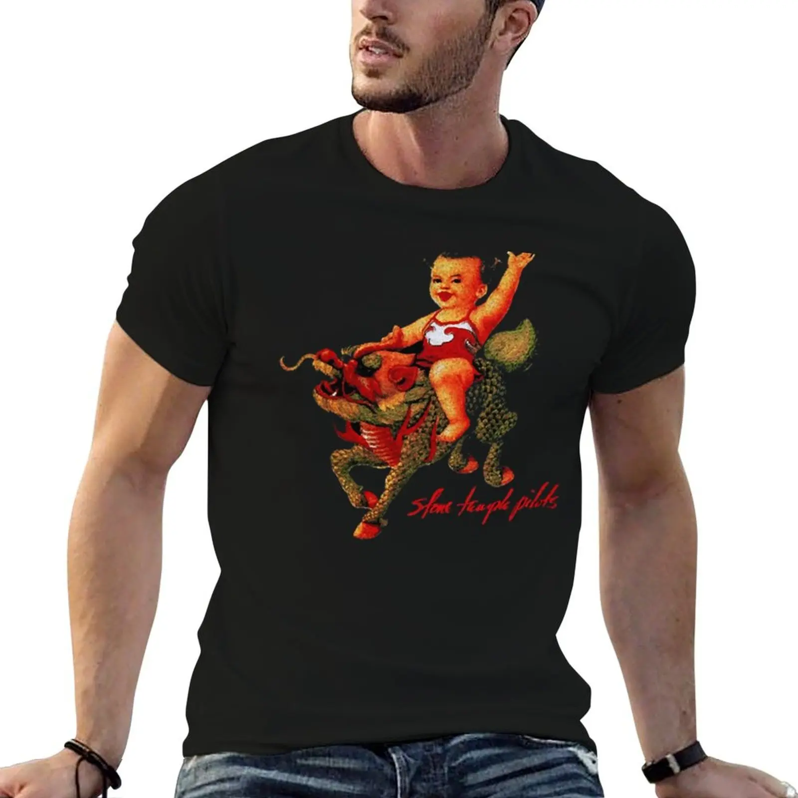 Stone temple pilots new T-Shirt Soft Lightweight Cotton T-Shirt