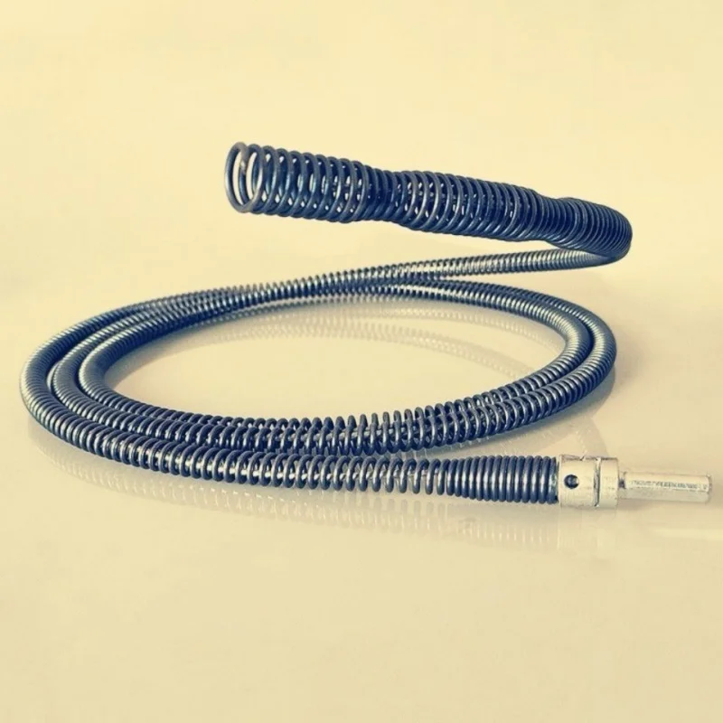 

1.5M/3M/5M Dredging Spring Electric Drill Drain Cleaner Machine Extension Sewer Pipe Dredger Cleaning Spring With Connector