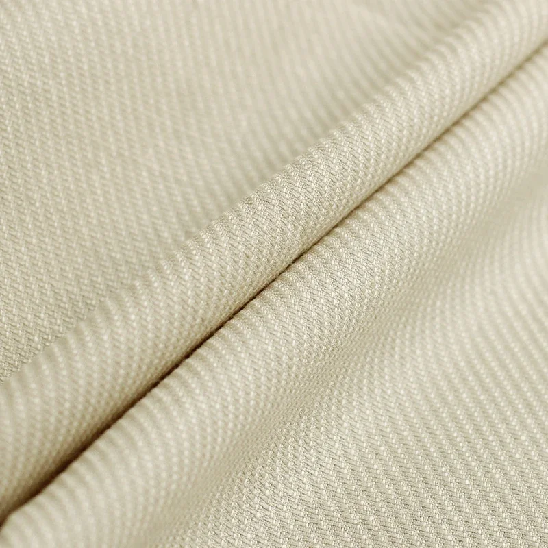 Redraspberry Khaki Twill Yarn Dyed Linen Flax Fabrics Garment Material Autumn Women Suit Coat Sewing DIY Clothes Freeshipping