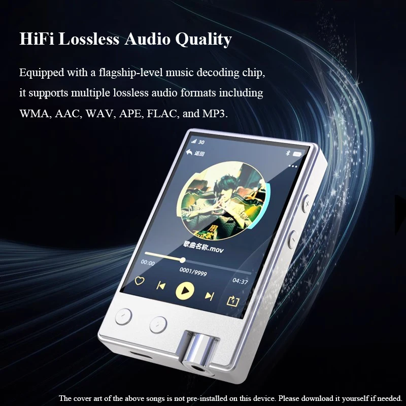 مشغل موسيقى محمول بدون فقدان MP3 2.4 بوصة تعمل باللمس بلوتوث 5.1 32G ذاكرة HIFI مشغل موسيقى مع وظيفة التسجيل