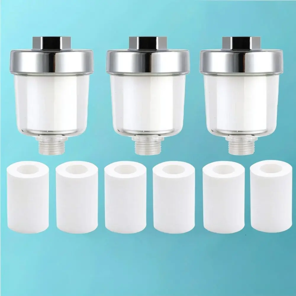 Shower Water Filter Purifier For Bathroom Faucet Head Attachment Chlorine Removal Hard Water Softening Equipment