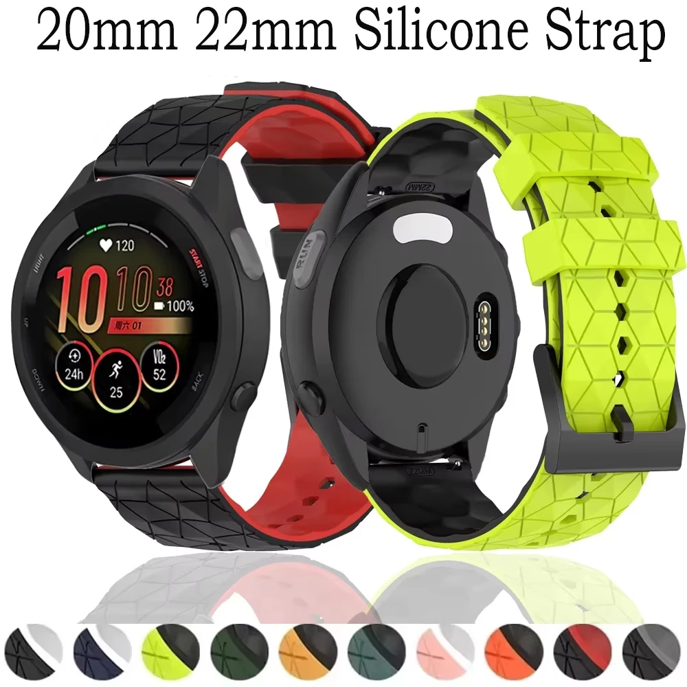�y�Z�[�����z22mm 20mm �V���R���X�g���b�v Garmin Forerunner 965 265 55 165 Venu 3 2 �t�b�g�{�[���� �u���X���b�g Garmin Active 5 Vivoactive 5�p