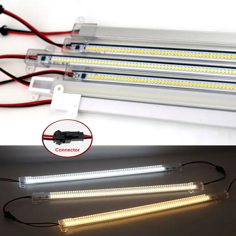 

1pc 30/40cm LED Rigid Light Strip 2835 LED 220V High Brightness Fluorescent Floodlight Tube Bar Industries Showcase Display Lamp