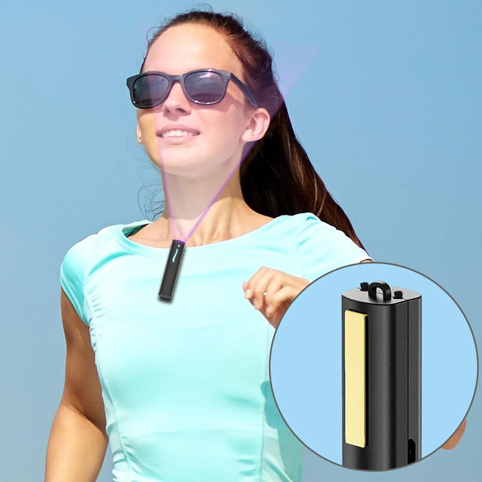 Portable Air Purifier Car Smoke Remover Quiet Cleaner Necklace