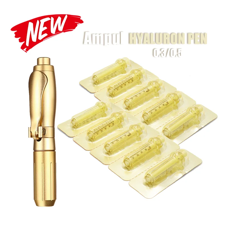 Hyaluronic acid filled ampoules, individually packaged beauty products, syringes, lip filling products, injection ampoules