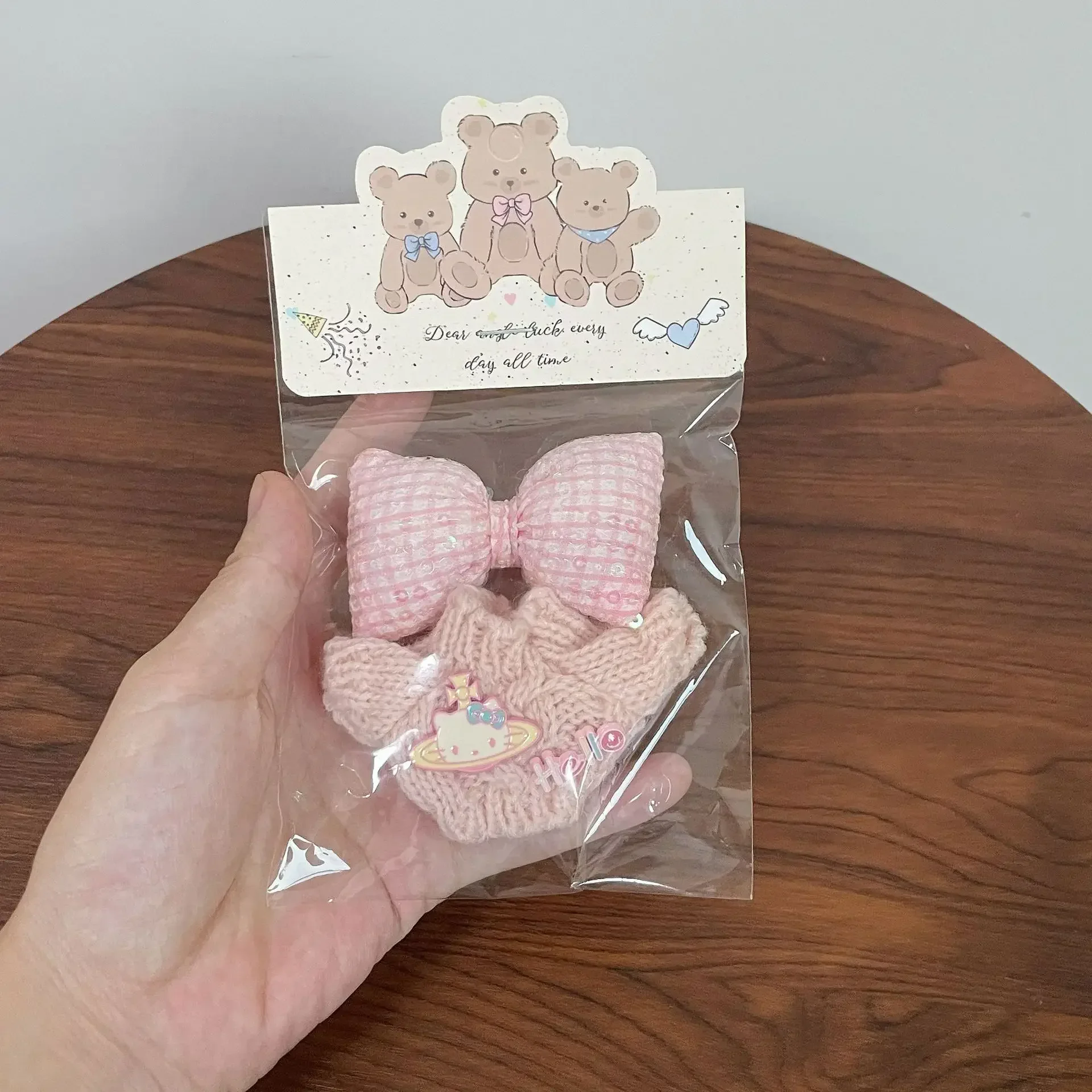 Für 17 cm Labubu Puppe Kleidung Mode Pullover Puppe Kleidung Farbe Spiel Haar Clip Puppen Zubehör Nette Dekoration Kleine Kleidung
