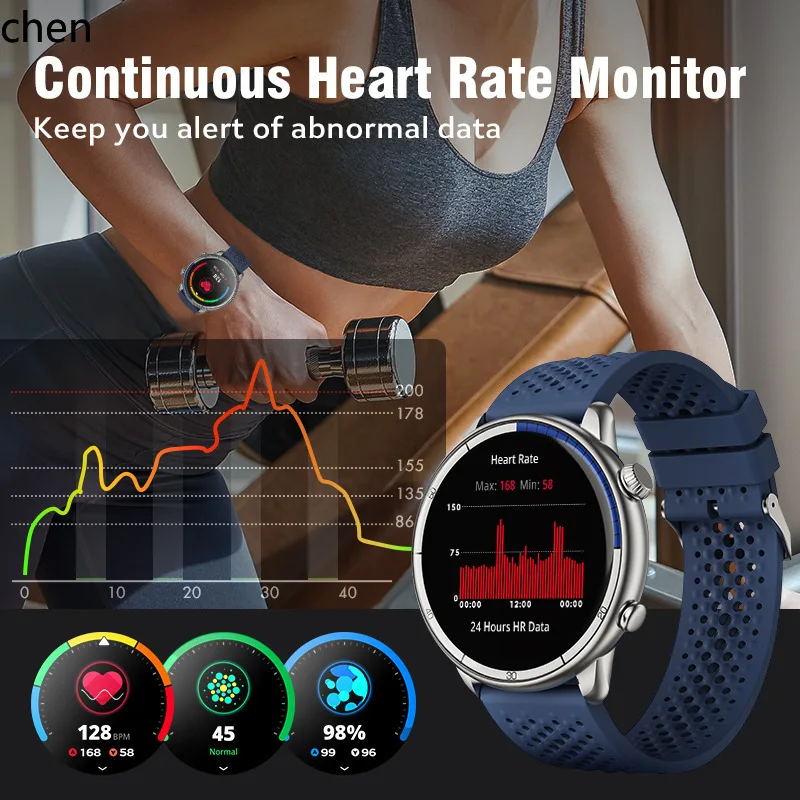 YFY Bluetooth Smart Watch Heart Rate Red Light Blood Oxygen Sleep Sports Watch