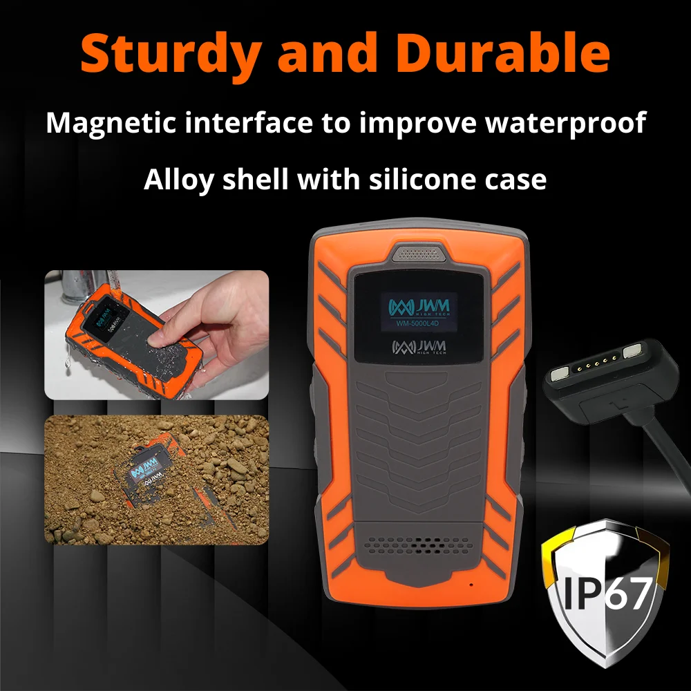 JWM GPRS Phone Call Function Waterproof Voice Prompt Security Guard Alarm Patrol System For Factory