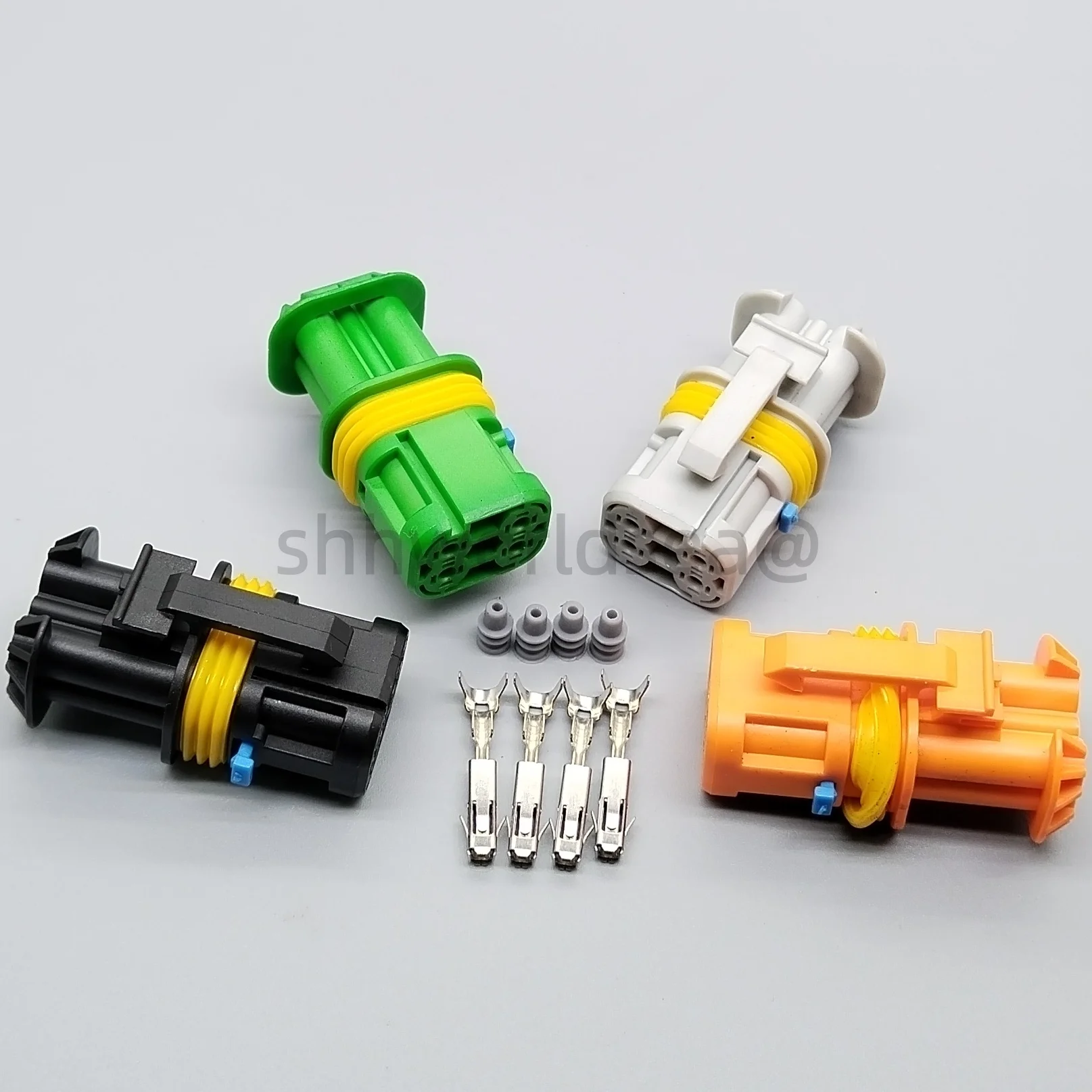 shhworldsea 4 Pin Automobile waterproof connector 2.2 2.3 Rear modulator plug 18650.000.001 18164.000.002 For truck LEAR
