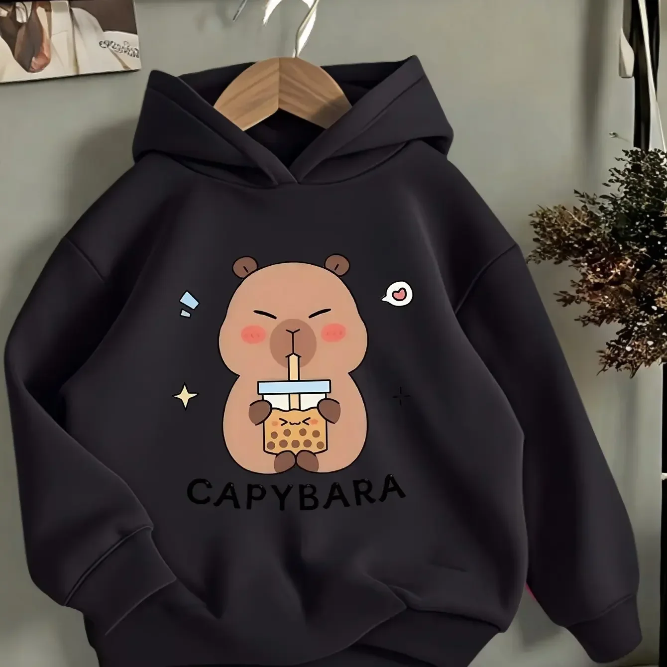 ملابس الأطفال كابيباراس اللطيفة للخريف والشتاء كاواي مريحة سترات شتوية دافئة عصرية للأولاد والبنات #1