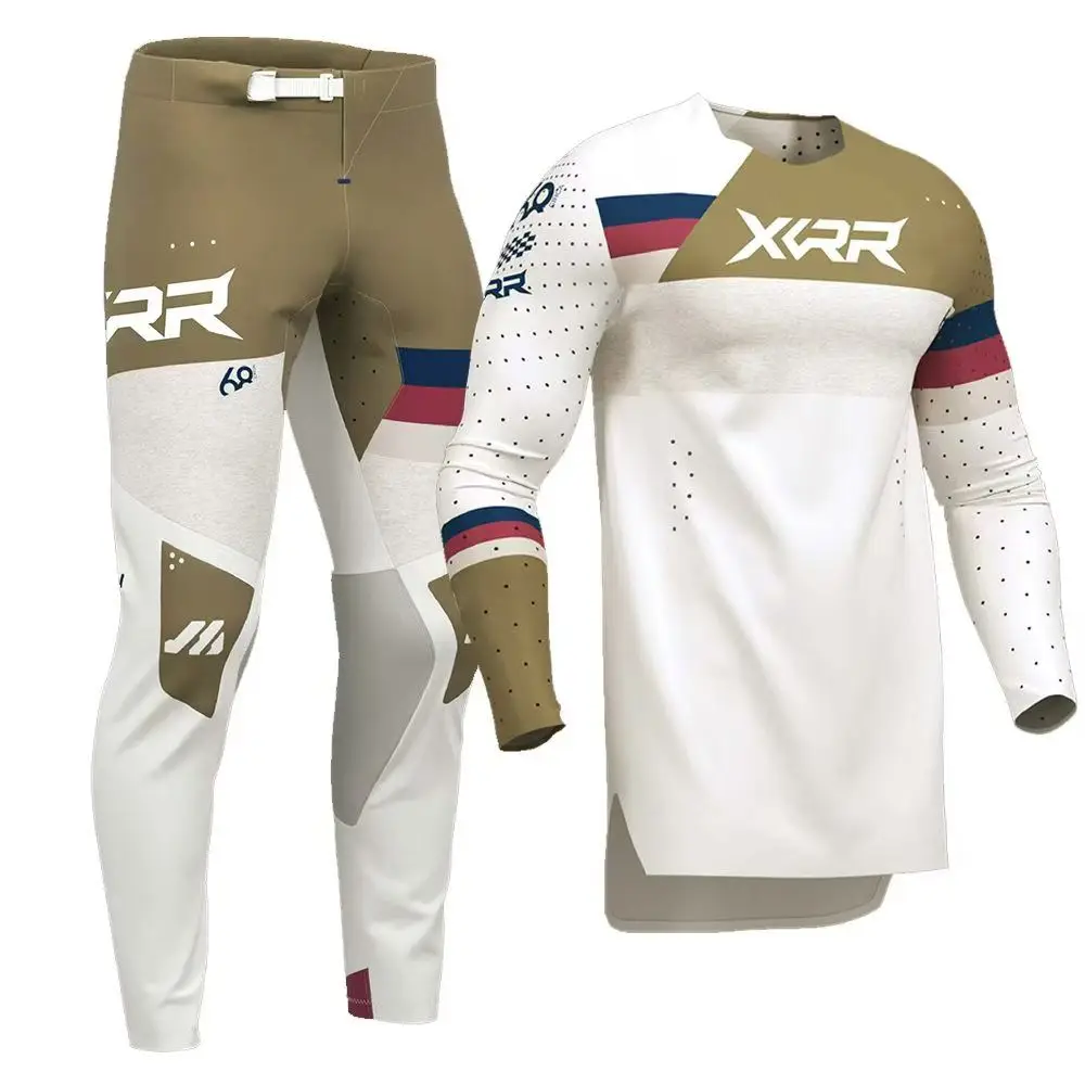 NEW XCRR Motocross Jersey&Pants Combo Enduro Offroad Men's Women's Racing Suit MX MTB Downhill Riding Dirt Bike Gear Set Adult