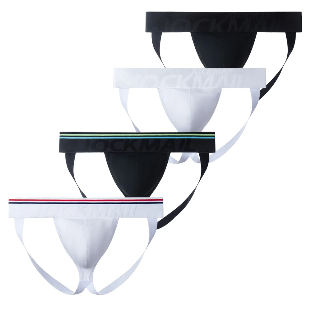 

Jockmail Ropa Interior Hombre Hot Thong Sexy Low Waist Cotton Jockstrsps Striped Back Space Sissy Lingеrie Micro Underwear